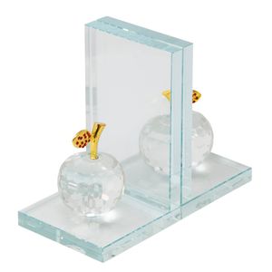 DECKERSTONE SET OF 2 CLEAR BOOKENDS 7 (IN) 1