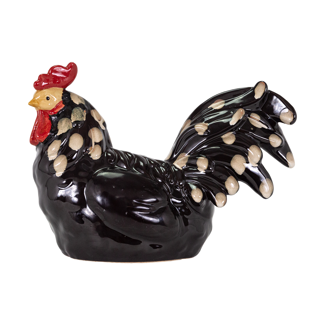 Sitting Rooster Figurine 7