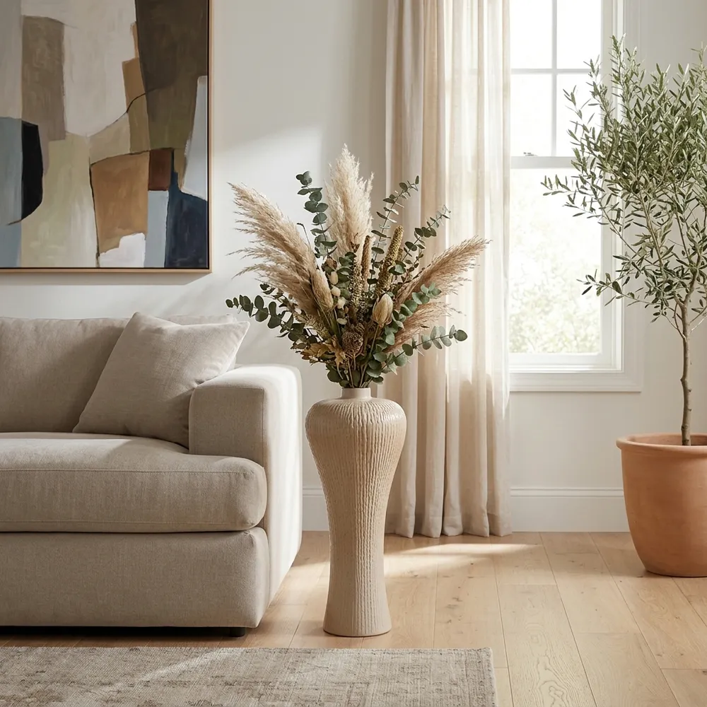 GREYSONGROVE IVORY VASE 26 (IN)