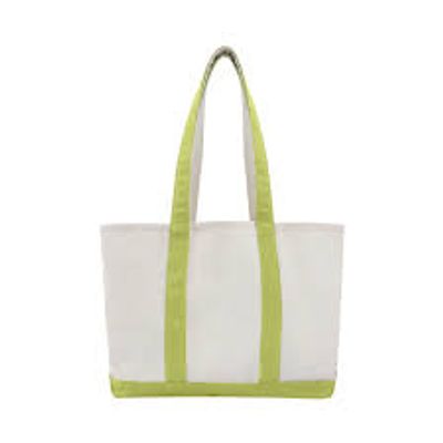 16 OZ. HEAVY NATURAL CANVAS BOAT BAG - SEAFOAM