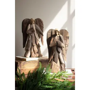 Set of 2 Driftwood Angels 2