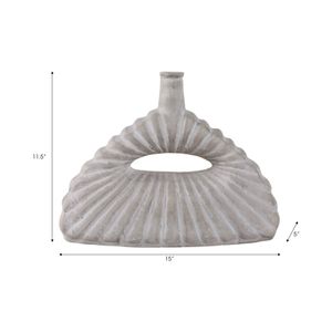 FALLONBURN IVORY VASE 12 (IN) 9
