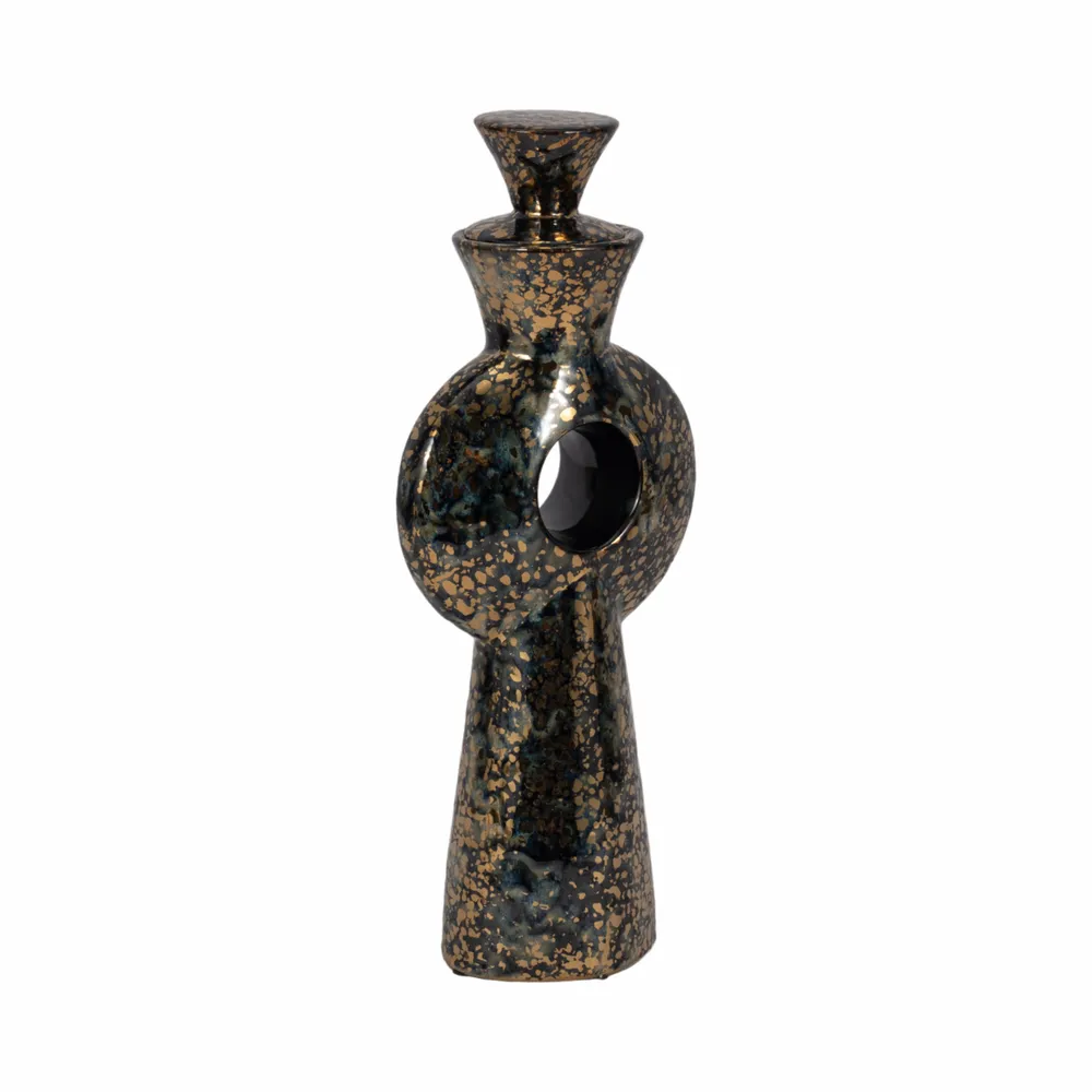 BARTONFIELD BROWN VASE 16 (IN)