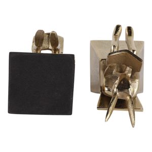PENNWIND SET OF 2 GOLD BOOKENDS 8 (IN) 7