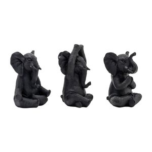 YATESWORTH SET OF 3 BLACK DECOR 8 (IN) 1