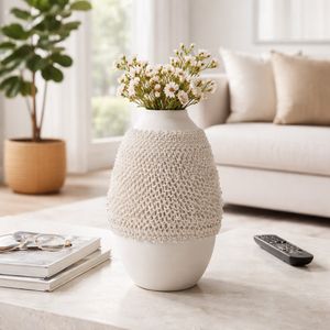 GARTONWAY IVORY VASE 10 (IN) 11