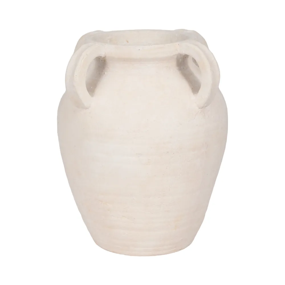 SKYELAKE WHITE VASE 12 (IN)