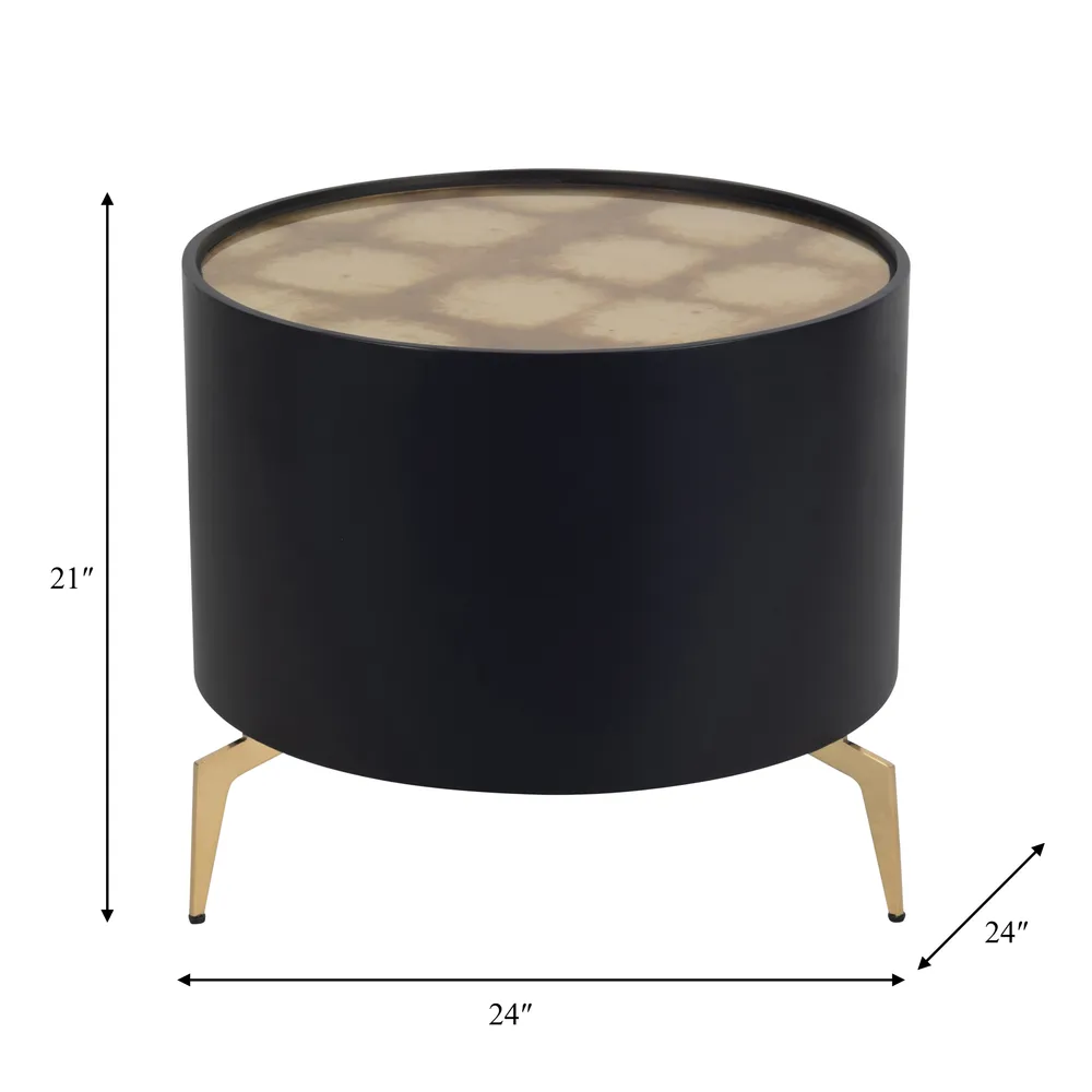 CHESTERBURN BLACK TABLE 21 (IN)