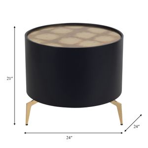 CHESTERBURN BLACK TABLE 21 (IN) 8