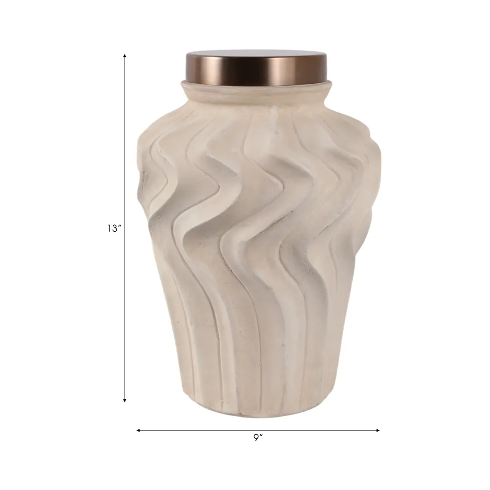 DEXTERMILL CREAM JAR 13 (IN)