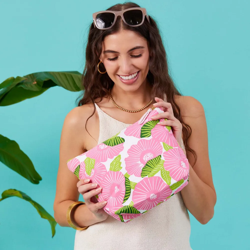 Poppy Papaver Large Essential Canvas Pouch