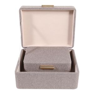 EVERTONPORT SET OF 2 BROWN BOXES 4 (IN) 5