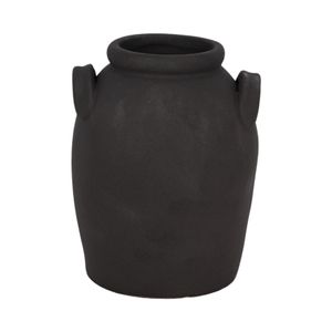 GLOVERMILL BLACK VASE 7 (IN) 1