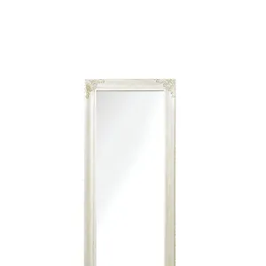 Masalia Floor Mirror - Antique White 3