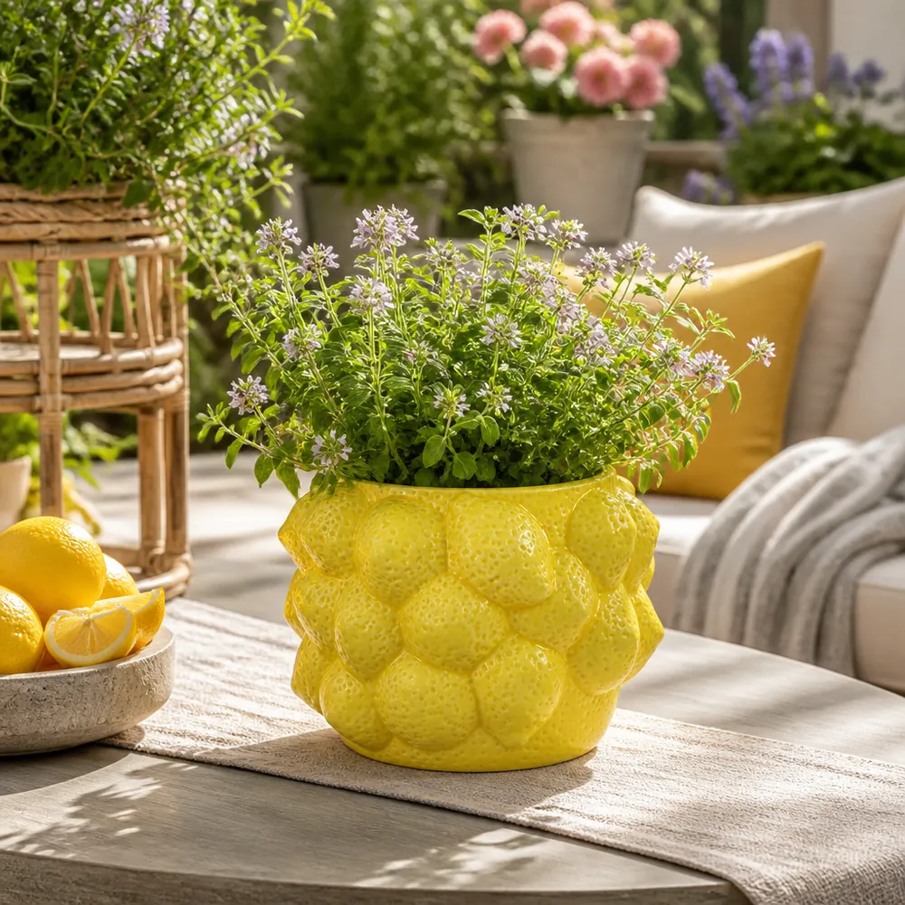 CALWIND YELLOW PLANTER 6 (IN)