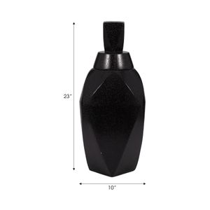 HALTONWORTH BLACK VASE 23 (IN) 8