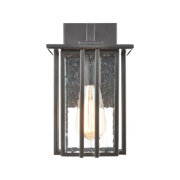 Radnor 10'' High 1-Light Outdoor Sconce - Matte Black