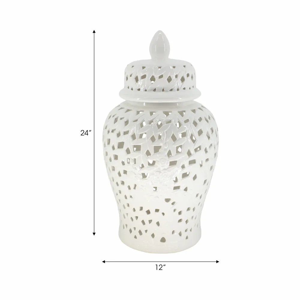 GUNNLAND WHITE CHINOISERIE 24 (IN)