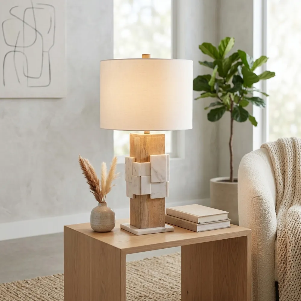 BYRONRIDGE WHITE LAMP 18 (IN)