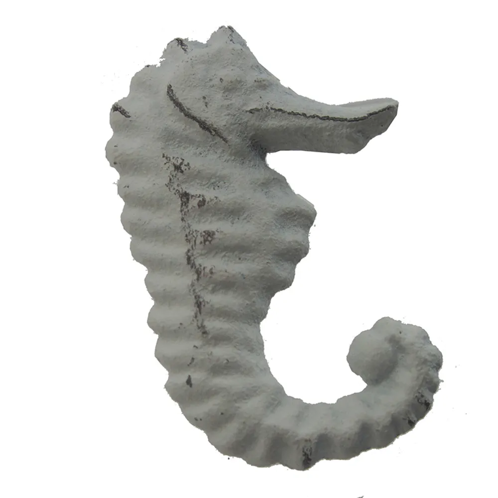 2.75" WASH WHITE C/ISEAHORSE DRAWER PUL