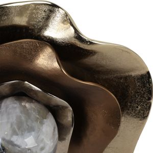 GAVINMORE SET OF 3 GOLD WALL FLOWERS 16 (IN) 6