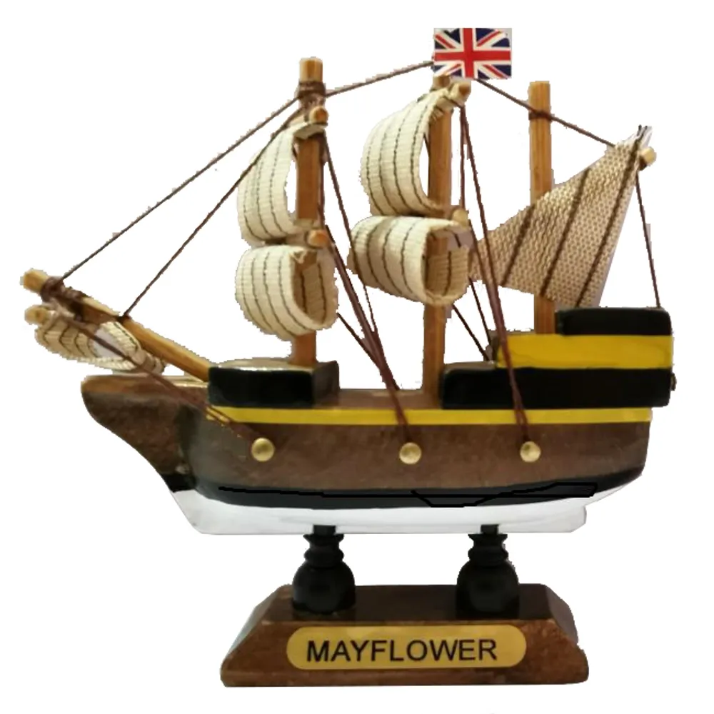 4" WOODEN SHIP "MAYFLOWER"