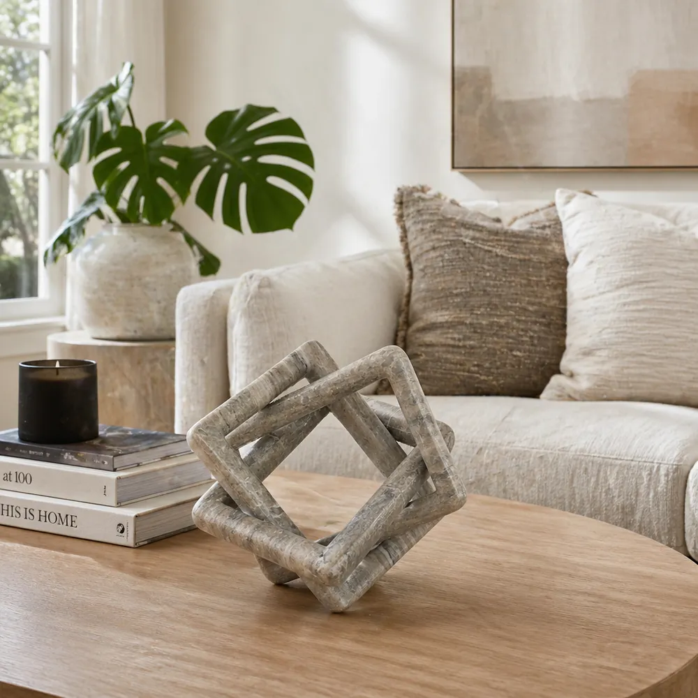BIRCHCROSS BEIGE DECOR 9 (IN)