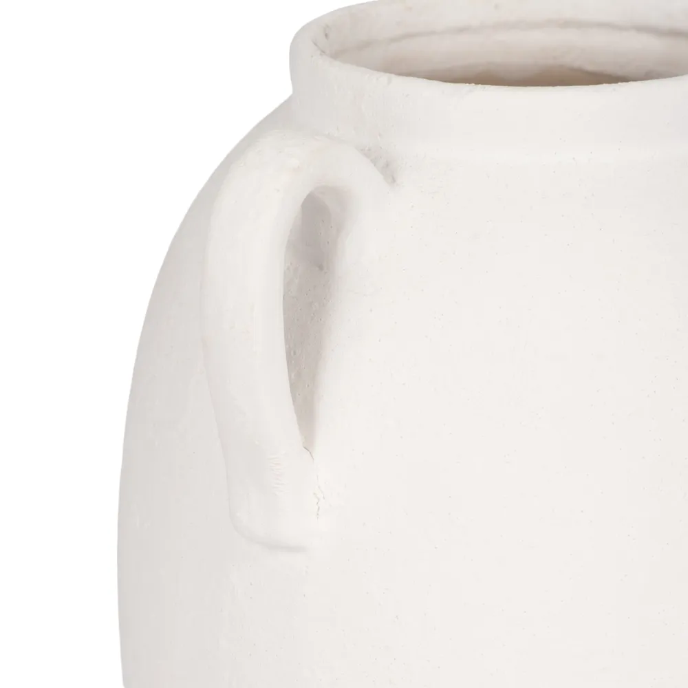 LAYLAFORD WHITE VASE 10 (IN)