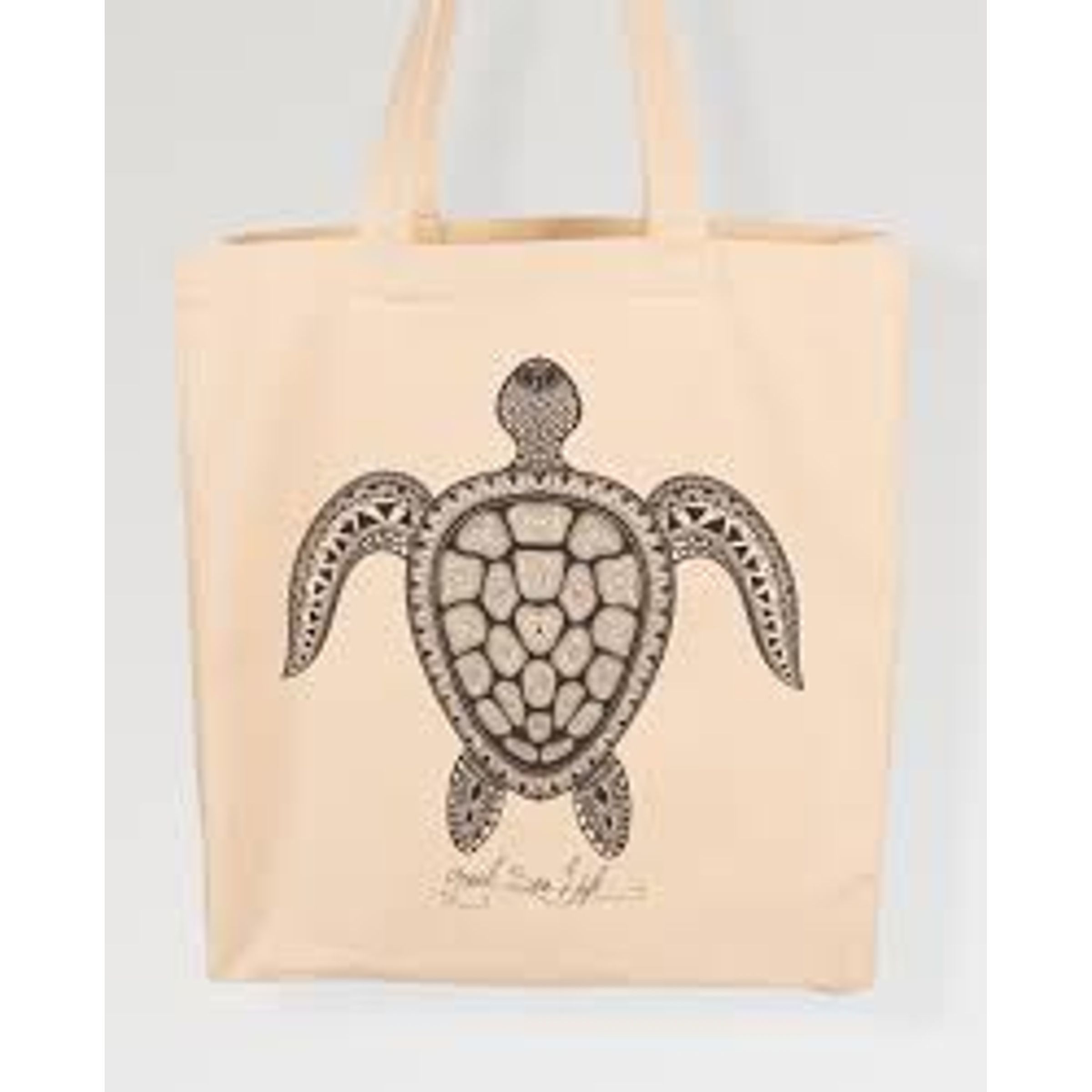 REPEAT TURTLE CANVAS HIP BAG - SEAFOAM