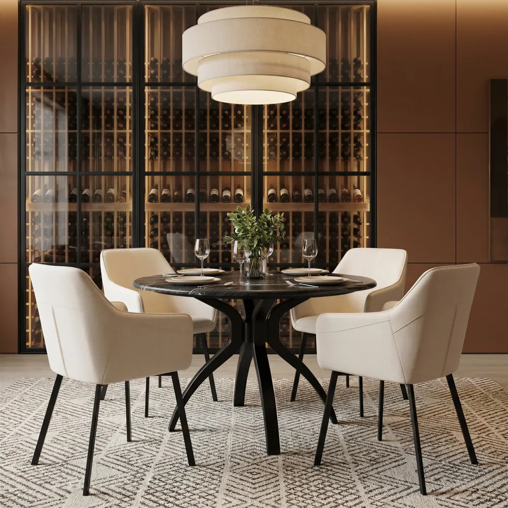 Sumay Dining Table Black