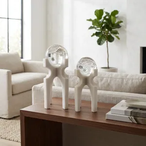 DASHCROSS SET OF 2 WHITE DECOR 13 (IN) 2