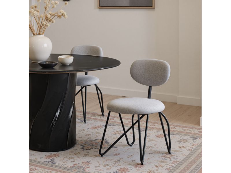 Novi Dining Chair Dove Gray 9