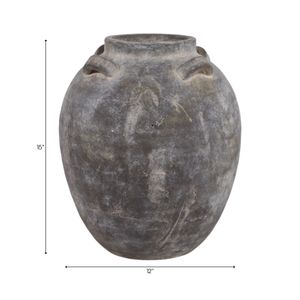 ZANEWAY BROWN VASE 15 (IN) 10