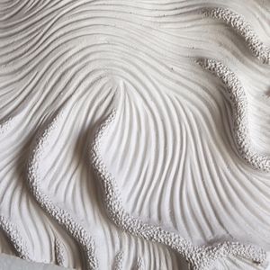 DENVERTON SET OF 8 WHITE WALL SCULPTURES 14 (IN) 9