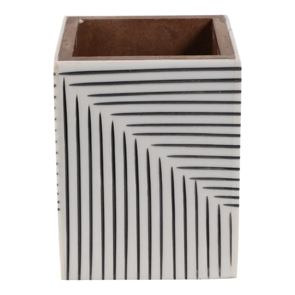 CHLOEBURN BLACK PENCIL CUP 4 (IN)