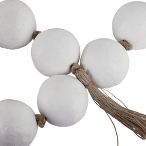 HAWLEYHAVEN WHITE BEAD 4 (IN) 5