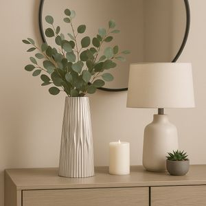 COHENLAKE SILVER VASE 22 (IN) 11
