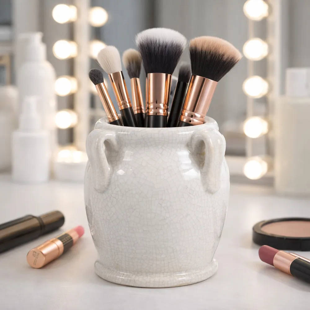 KENDALLPORT WHITE PENCIL CUP 6 (IN)