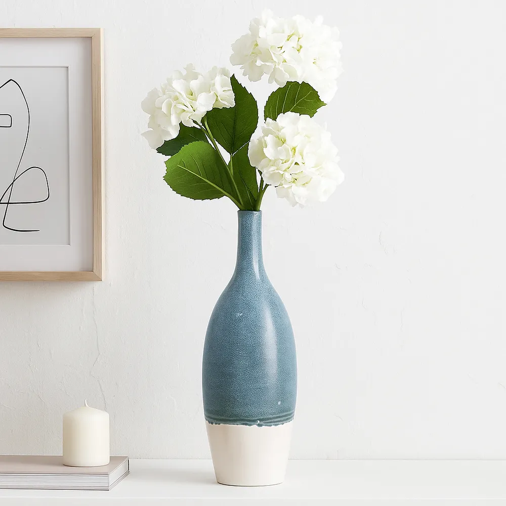 HAMPTONDALE BLUE VASE 27 (IN)
