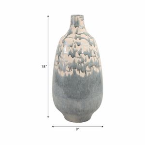 TROY GRAY VASE 18 (IN) 10