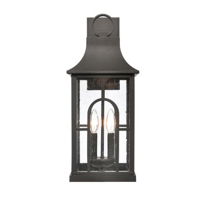 Triumph 21″ High 2-Light Outdoor Sconce - Textured Black