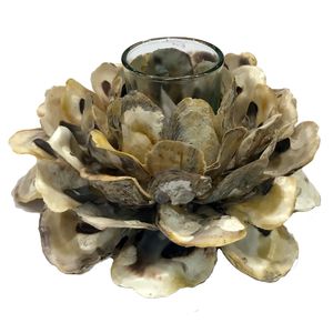 OYSTER SHELL VOTIVE HOLDER 1
