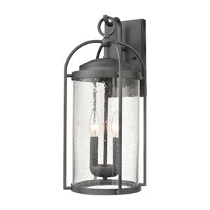 Catalonia 19'' High 2-Light Outdoor Sconce - Distressed Zinc 2