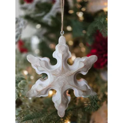 Tinsel Snowflake 8x8in