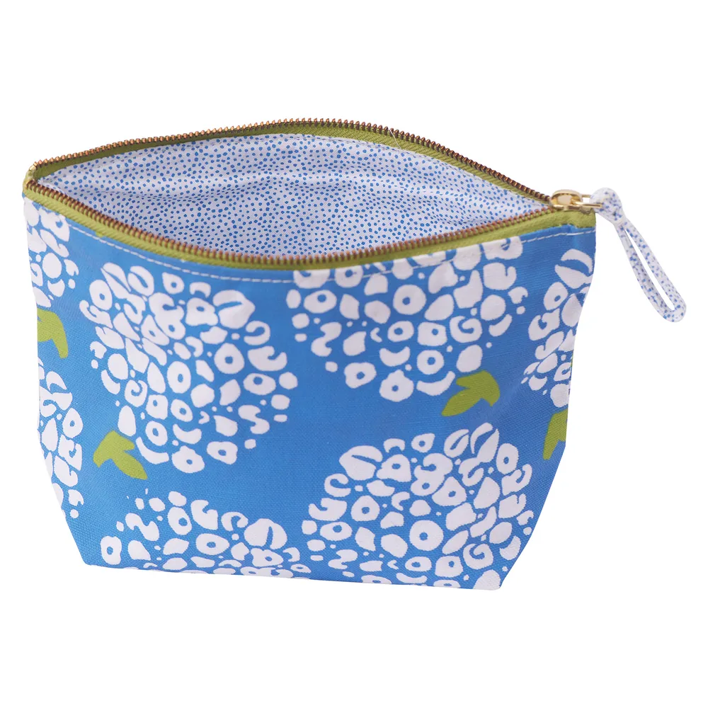 Hydrangea Blue Medium Essential Canvas Pouch