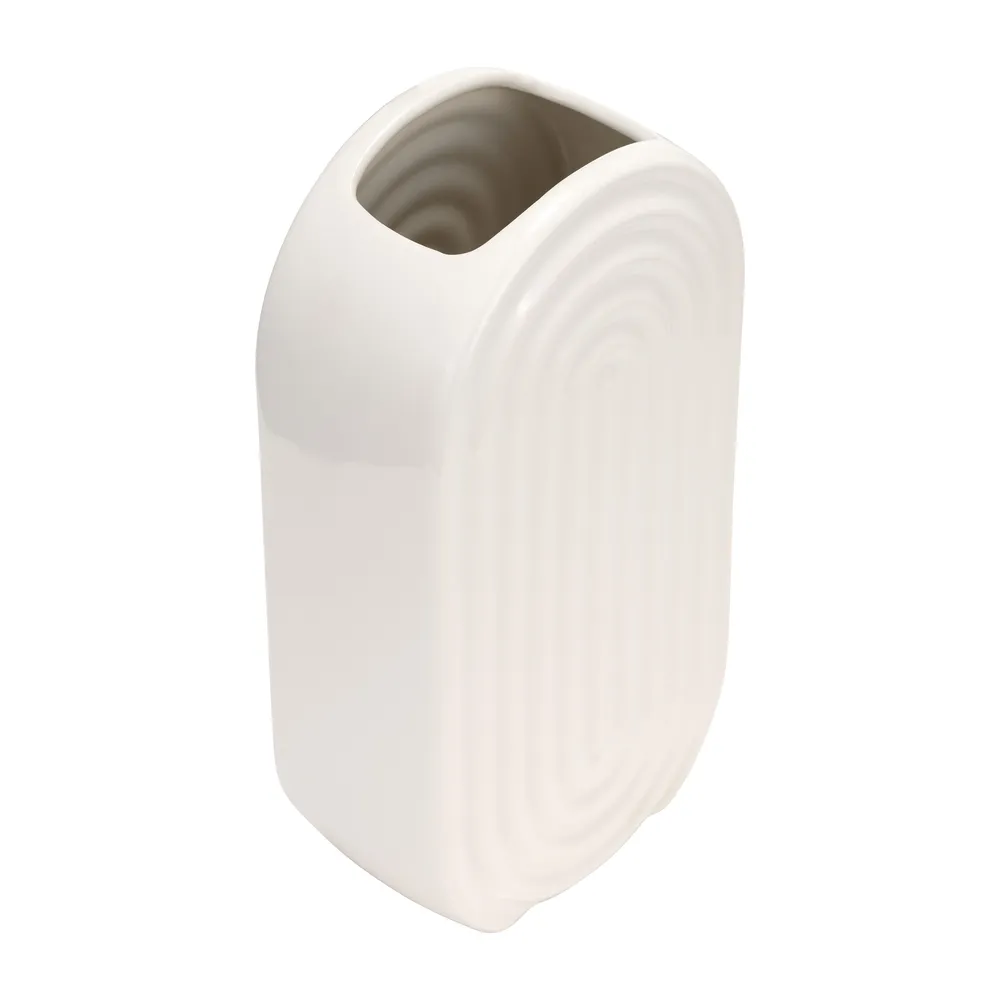 ELTONLAND WHITE VASE 11 (IN)