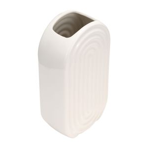ELTONLAND WHITE VASE 11 (IN) 6