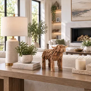 RUEWICK BROWN DECOR 12 (IN) 2