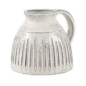 Muriel Pitcher - Small Aged White Glazed 3