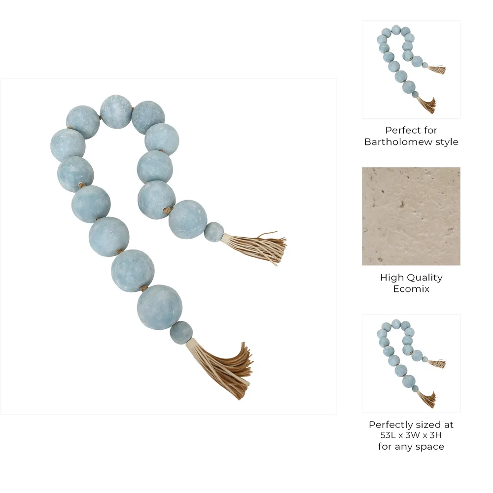 FINCHVIEW BLUE BEAD 3 (IN)